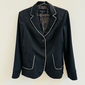 Pink Tartan Black Jacket with White Trim